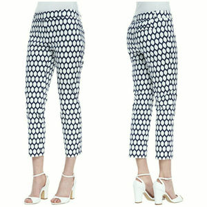 Jackie Lemon-Print Pants Capris Woman Size xl